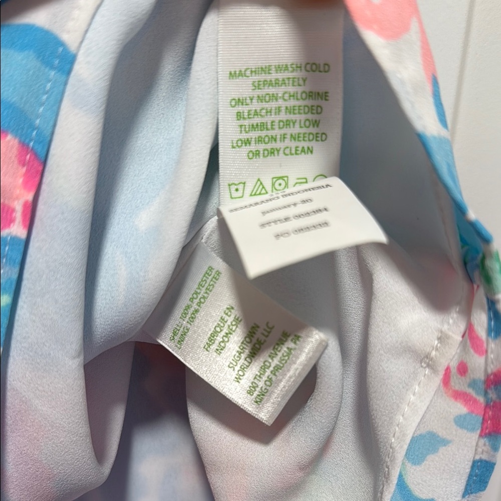 Lilly Pulitzer Multicolored Ruffled Camisole Top - Picture 4 of 4